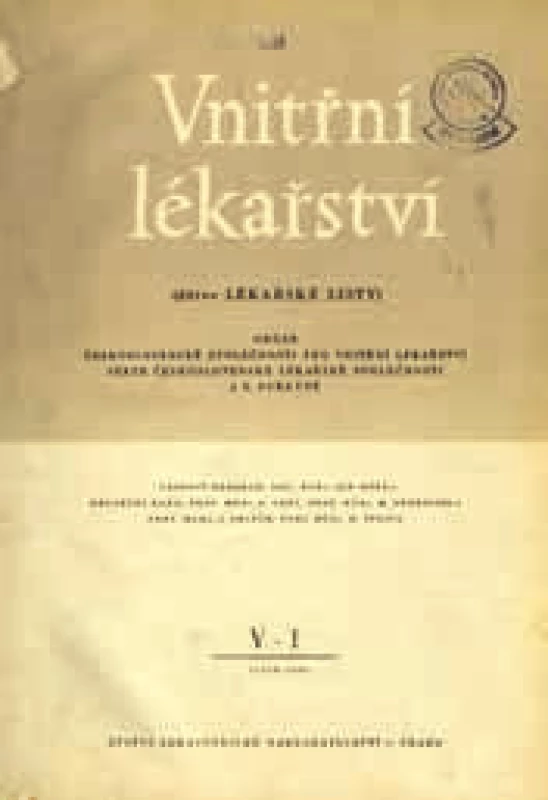 Vnitřní lékařství – 5. ročník (leden roku 1959)