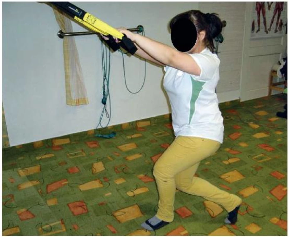 TRX Crossing Balance Lunge.