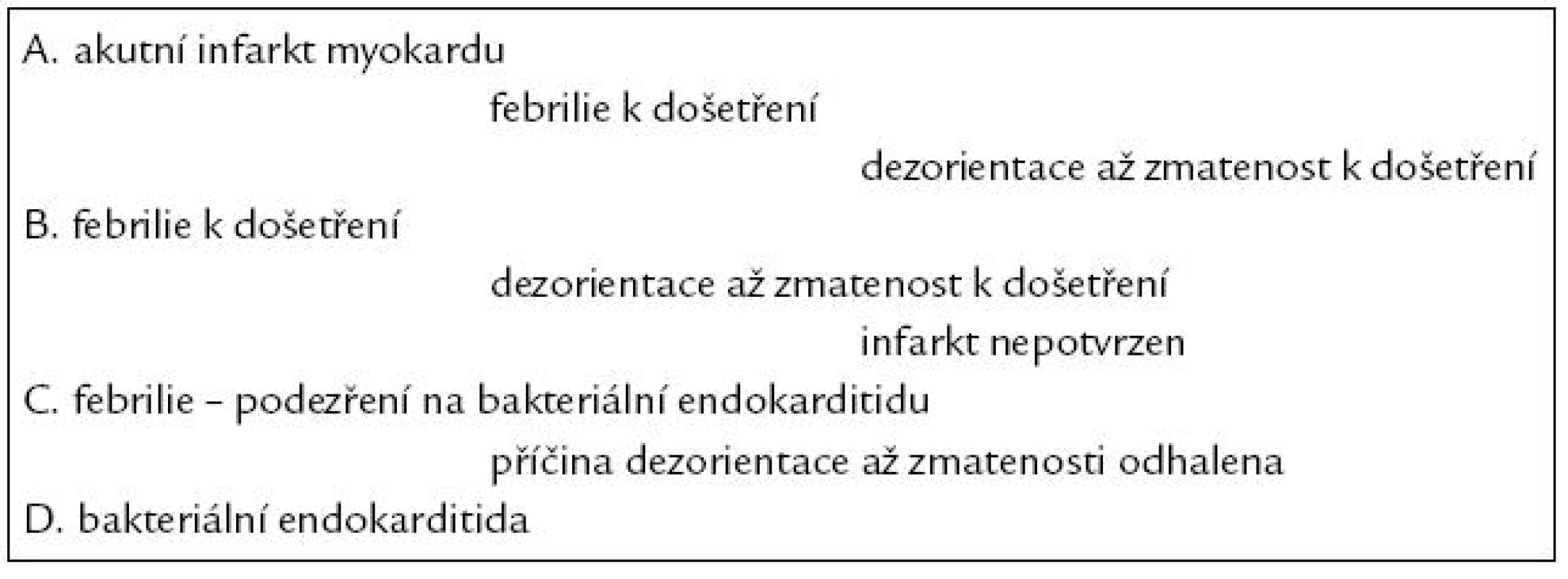 Vývoj v posunu pracovních diagnóz dle priorit.