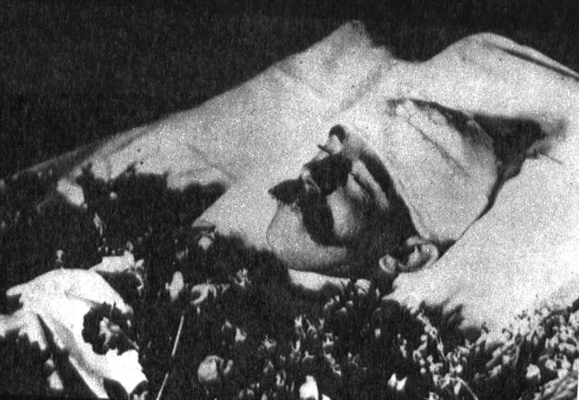 Rudolf na úmrtním loži.