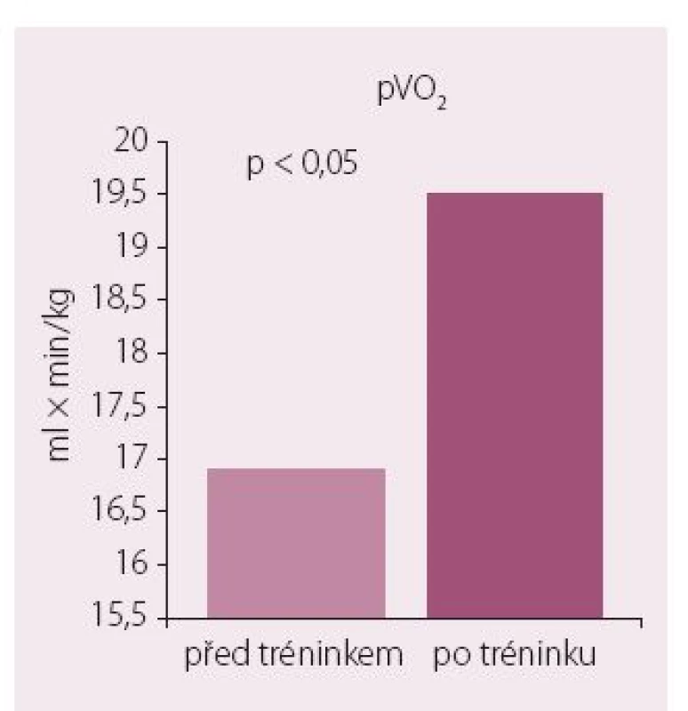 Rozdíly v trénující skupině [13].