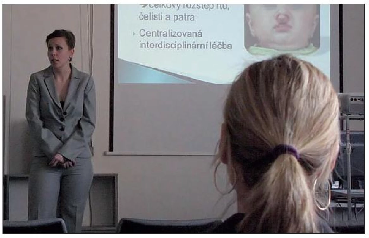 Zajímavé sdělení o incidenci rozštěpových vad v ČR uvedla MUDr. W. Urbanová z odděl. rozštěpových vad Stomatolog. kliniky 3. LF UK v Praze