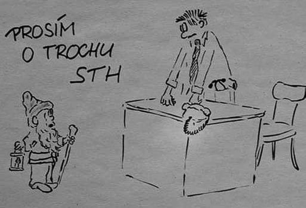 Trpaslíček u lékaře.