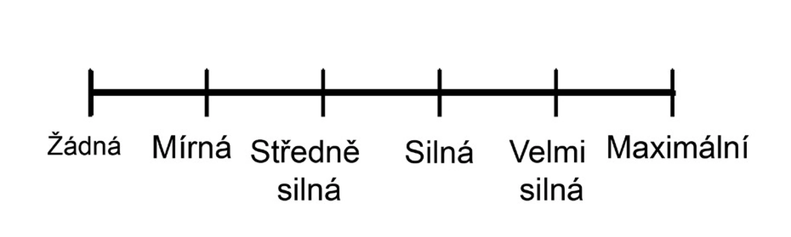 Verbální deskriptivní škála bolesti