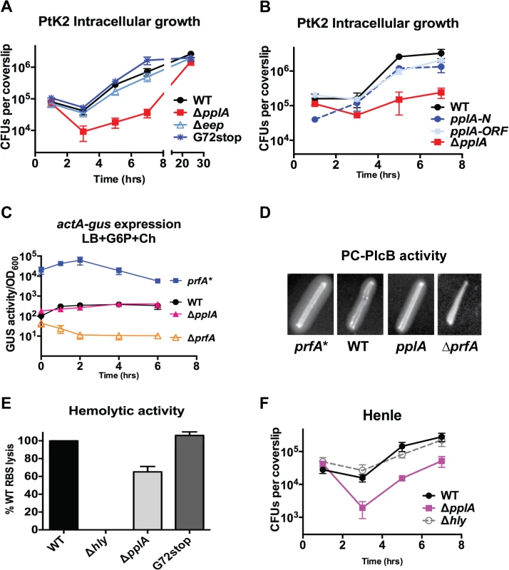 pPplA enhances <i>L</i>. <i>monocytogenes</i> vacuolar escape in host cells.