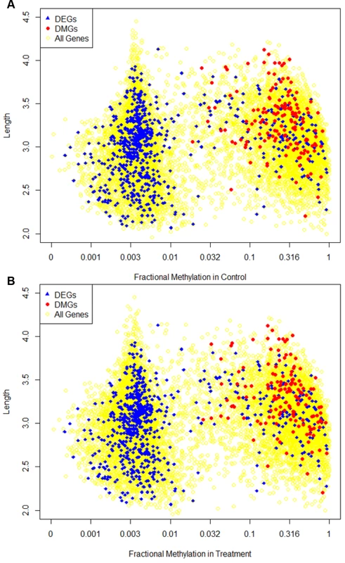 Dispersion of fractional methylation.