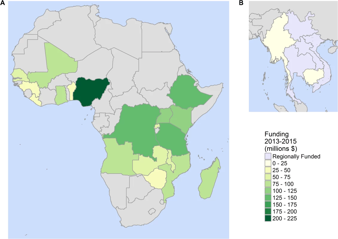 Map of PMI activities.