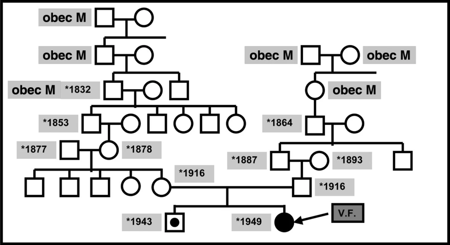 Genealogie – rodina V.F.