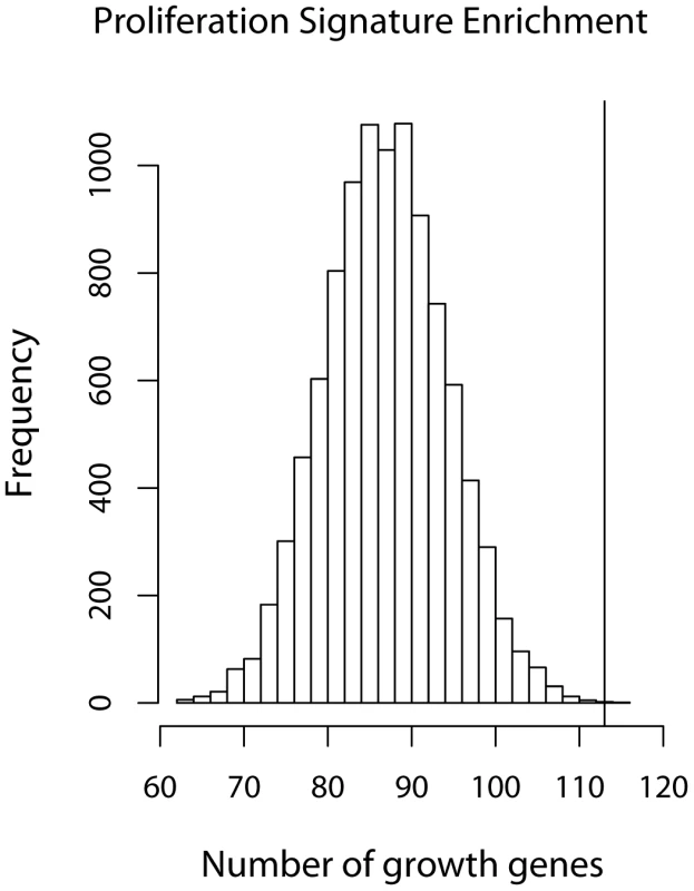 Growth gene overlap with Wirapati et al's proliferation signature.