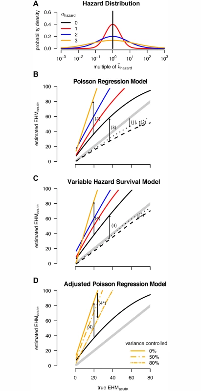 Multiple sources of bias for acute phase estimates.