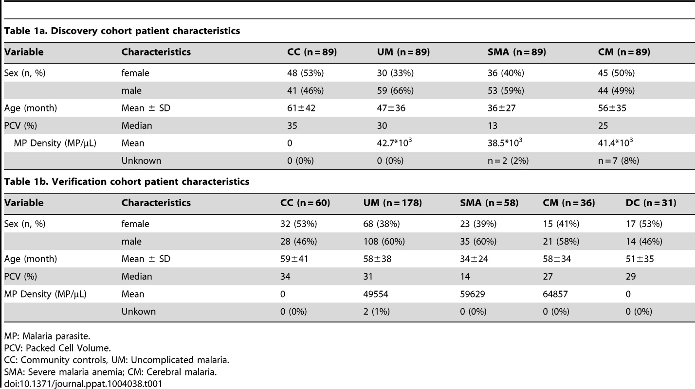 Clinical patient characteristics.