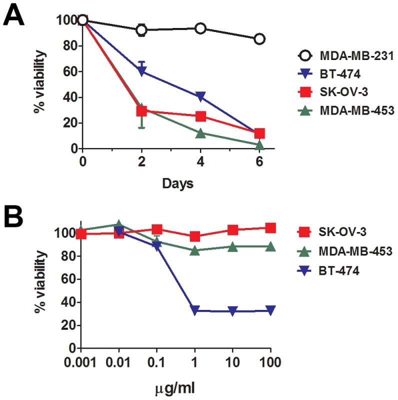 <i>In vitro</i> sensitivity to HER-2-redirected HSV and to trastuzumab.