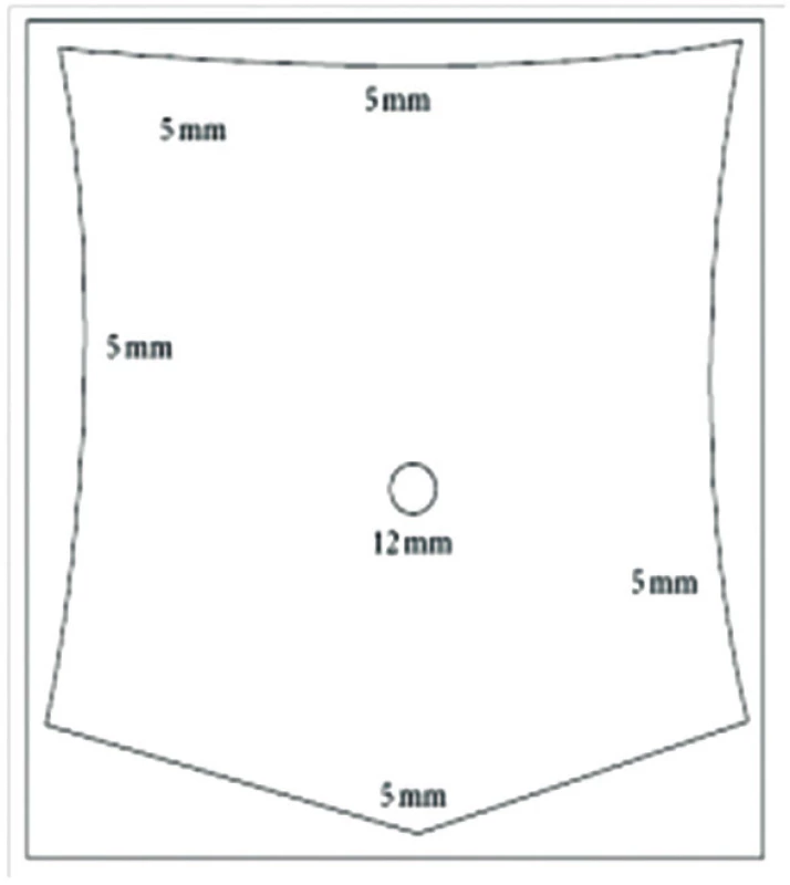 Rozloženie portov
Fig. 3: Port placement