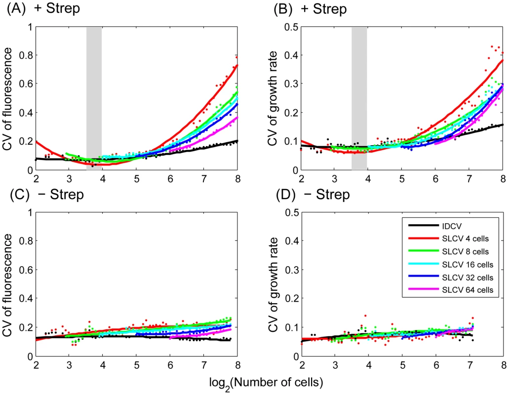 Phenotypic variation increases upon stress induction.