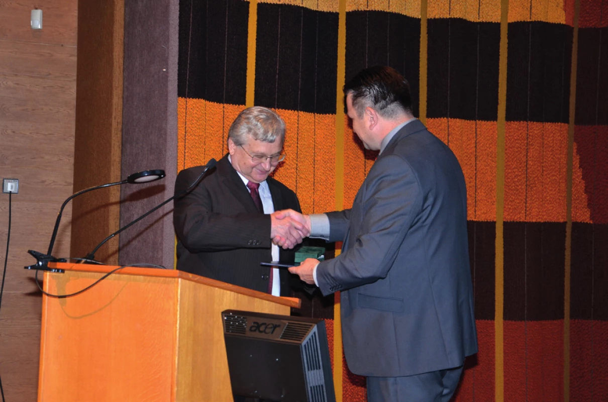Doc. MUDr. L. Pleva, CSc., garant sympozia genmjr. Mgr. Bc.Tomáš Tuhý, policejní prezident