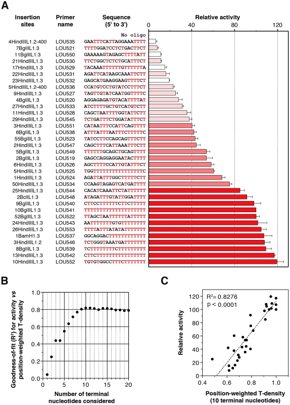 Extension of primers mimicking <i>bona fide</i> human L1 insertion sites by the human L1 RNP.