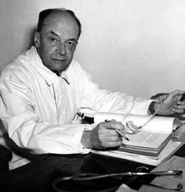 Prof. MUDr. Vladimír Jedlička, DrSc. (1896–1973).