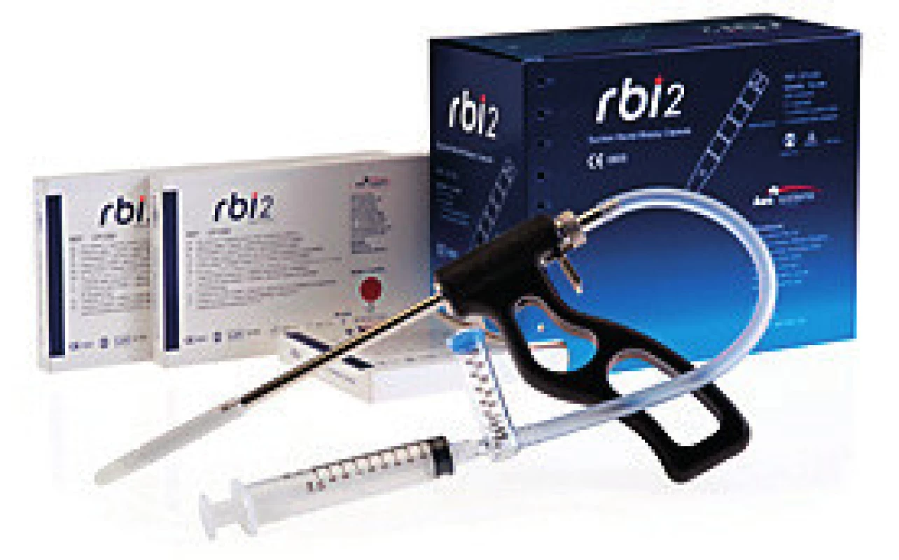 RBI systém (odběrová sada pro rektální sací podtlakovou biopsii).
Fig. 1. RBI system (sampling kit for rectal suction biopsy).