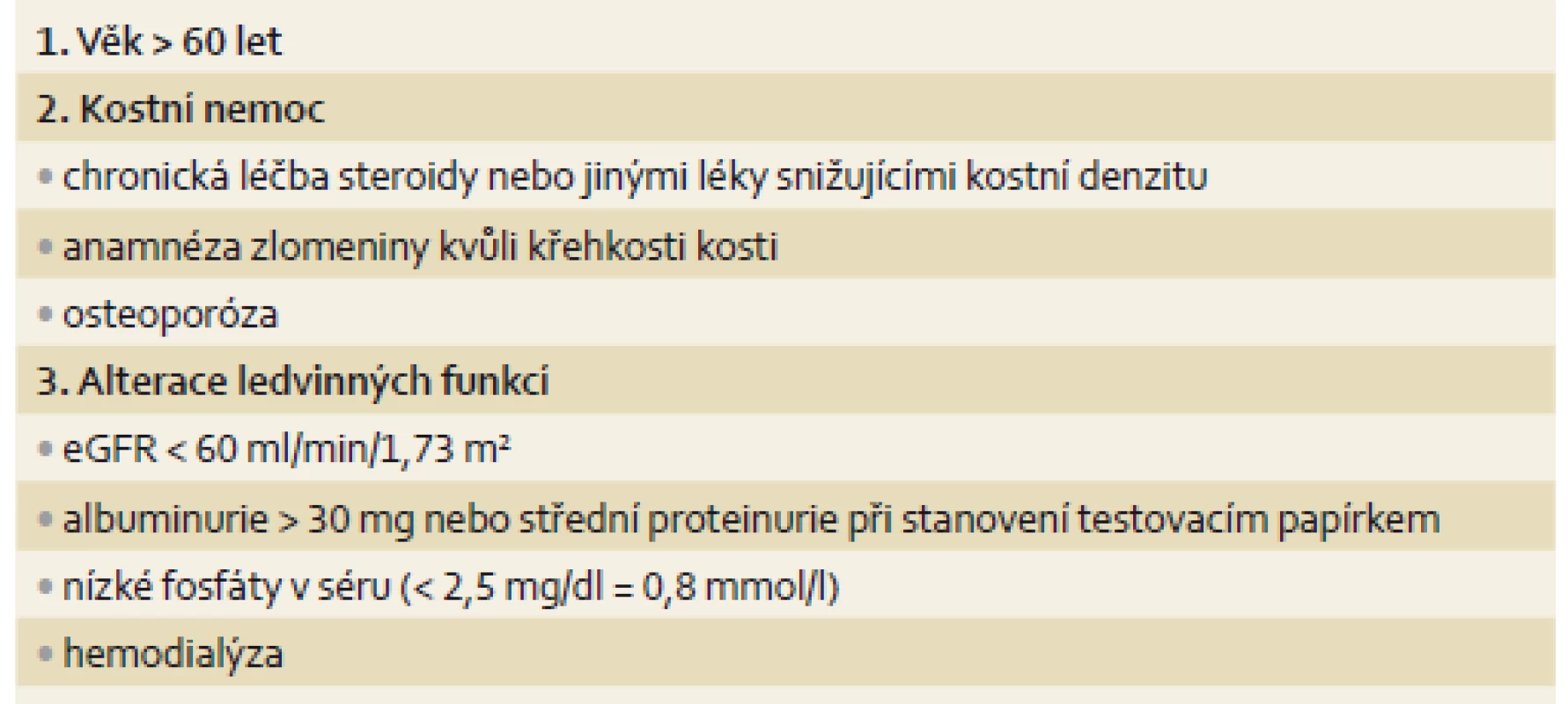 Indikace, ve kterých mají přednost ETV nebo TAF před TDF [3].
Tab. 3. Indications in which ETV or TAF have priority over TDF [3].