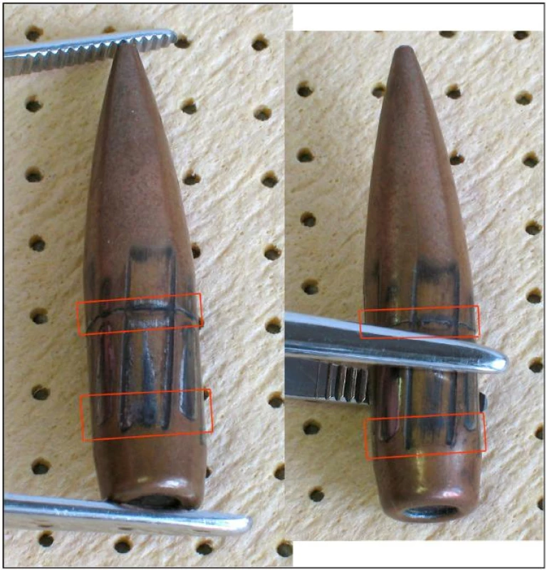 Celoplášťová, biogivální střela 7,92 mm Mauser