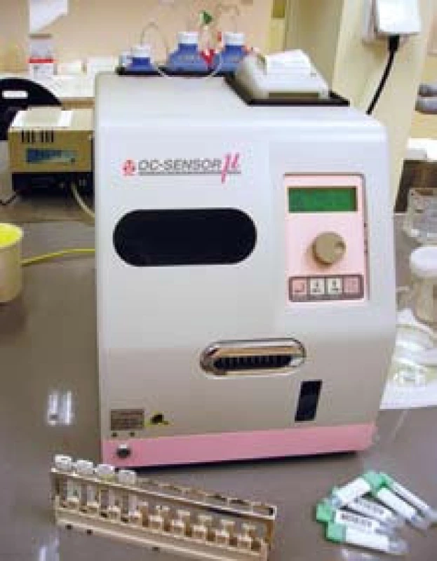 Analyzátor OC -Sensor.
Fig. 2. OC-Sensor analyzer.