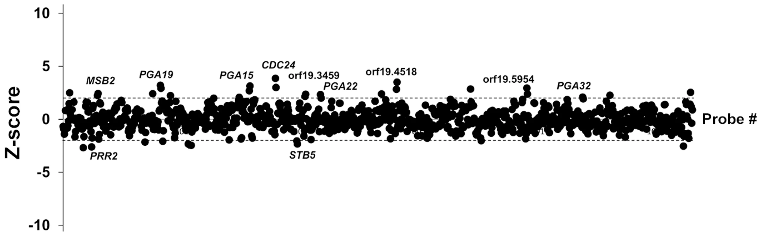 Competitive strain occupancy profiling in a multi-strain biofilm.