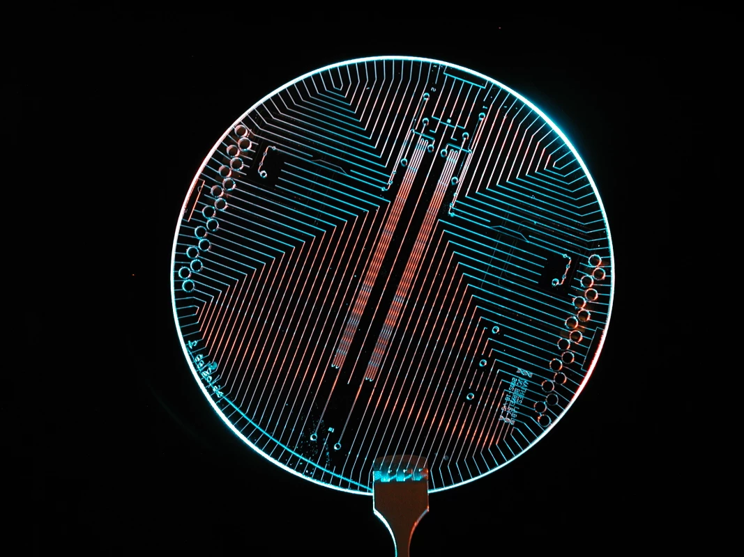 Example of “lab on a chip” point-of-care device.
