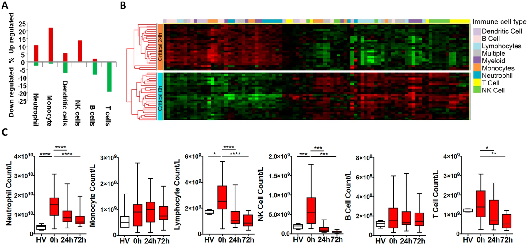 Leukocyte subpopulation changes in the hyperacute response to injury.