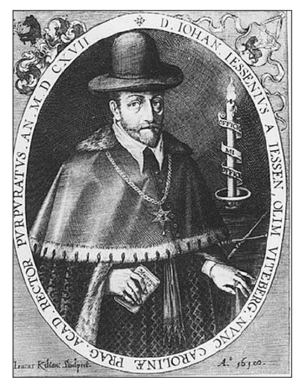 Portrét Johanna Jessenia od Lucase Kiliána (1618)
