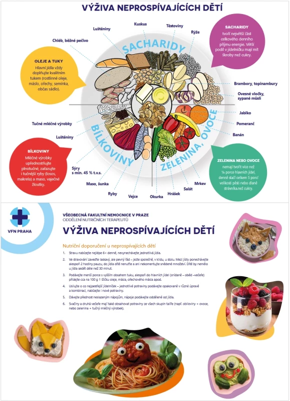 Edukační materiál VFN v Praze: Výživa neprospívajících dětí