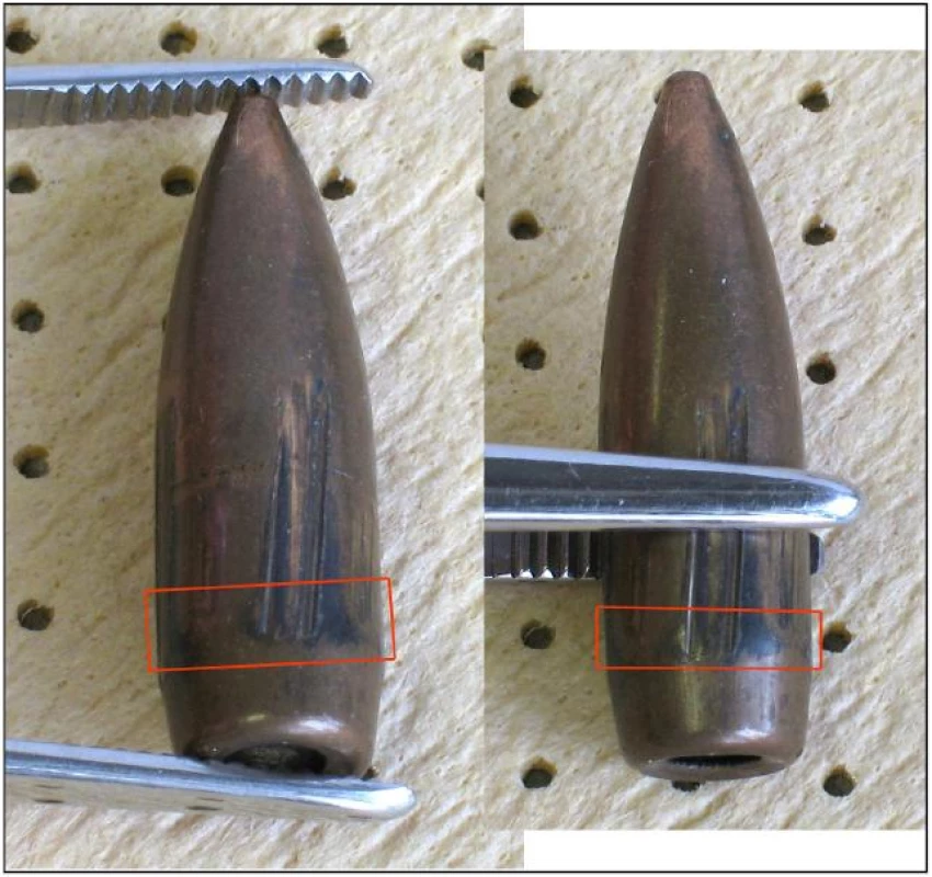 Celoplášťová, biogivální střela 7,62 mm vz.43