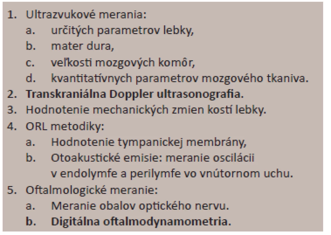 Nepriame meranie intrakraniálneho tlaku