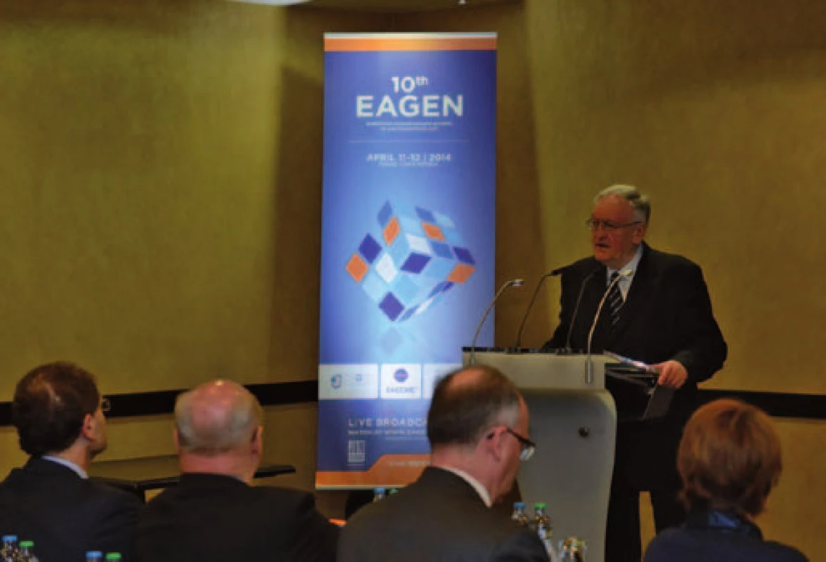 Prof. Dítě při zahájení kongresu.
Fig. 1. Prof. Dite during opening ceremony.