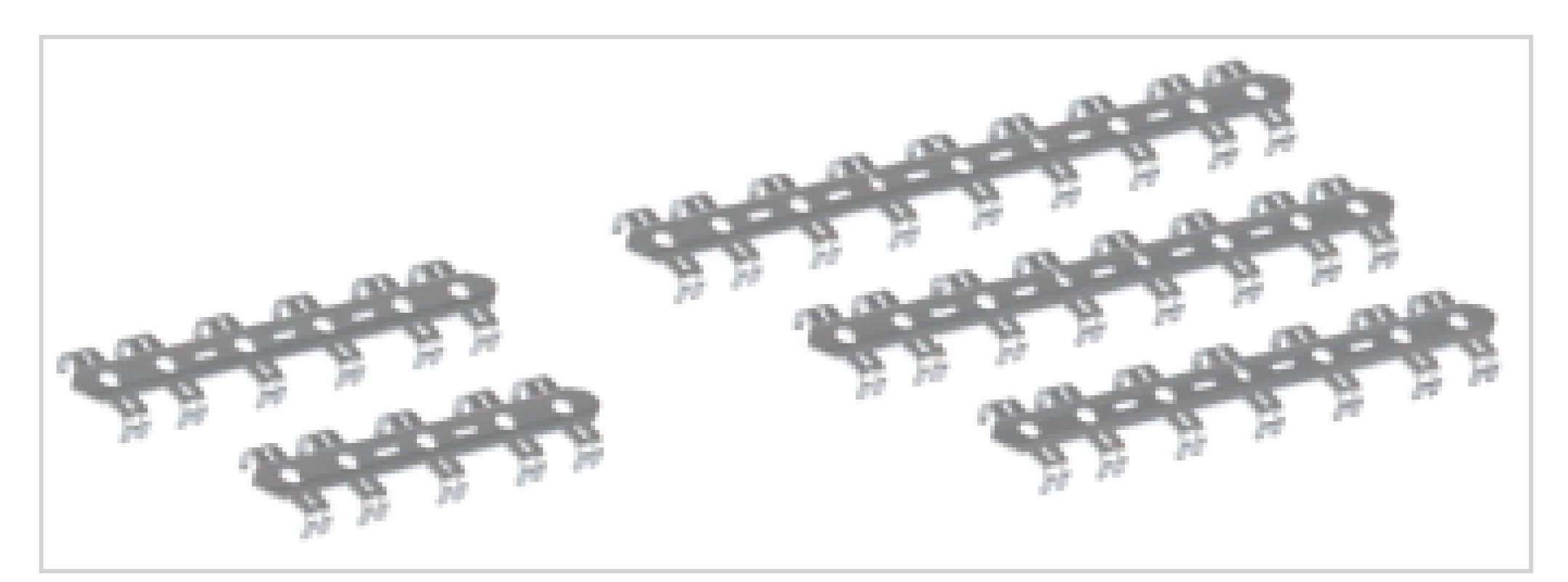 Nové dlahy MEDIN
Fig. 10: New MEDIN plates