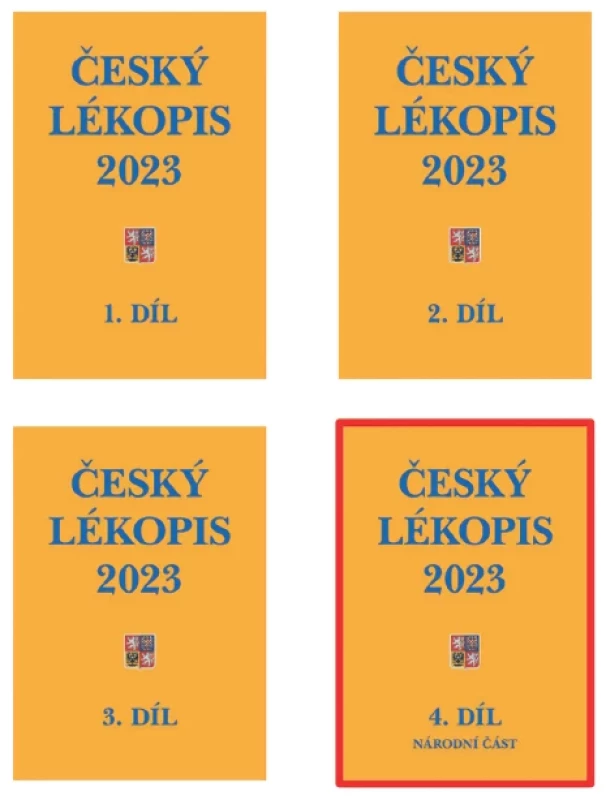 Český lékopis 2023 – 4 díly