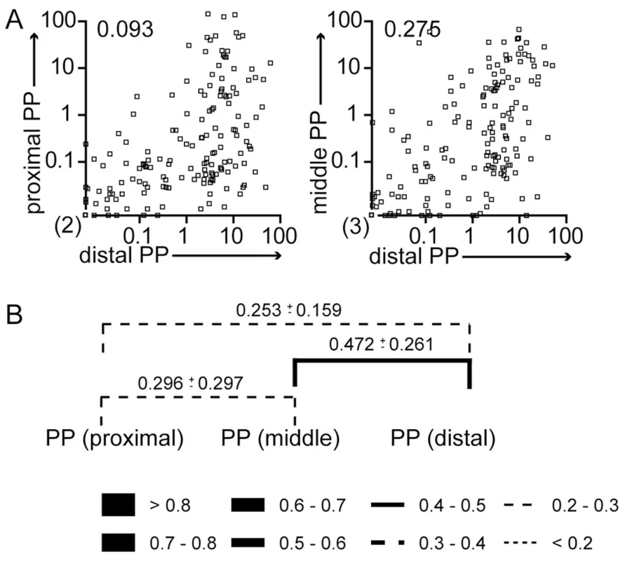 WITS similarity reflects routes of <i>S.</i> Typhimurium dissemination.