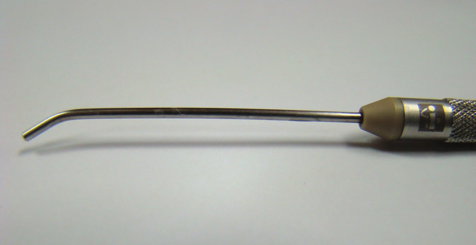 Sonda ke stimulaci n. rekurens
Fig. 2: Neuromonitoring probe