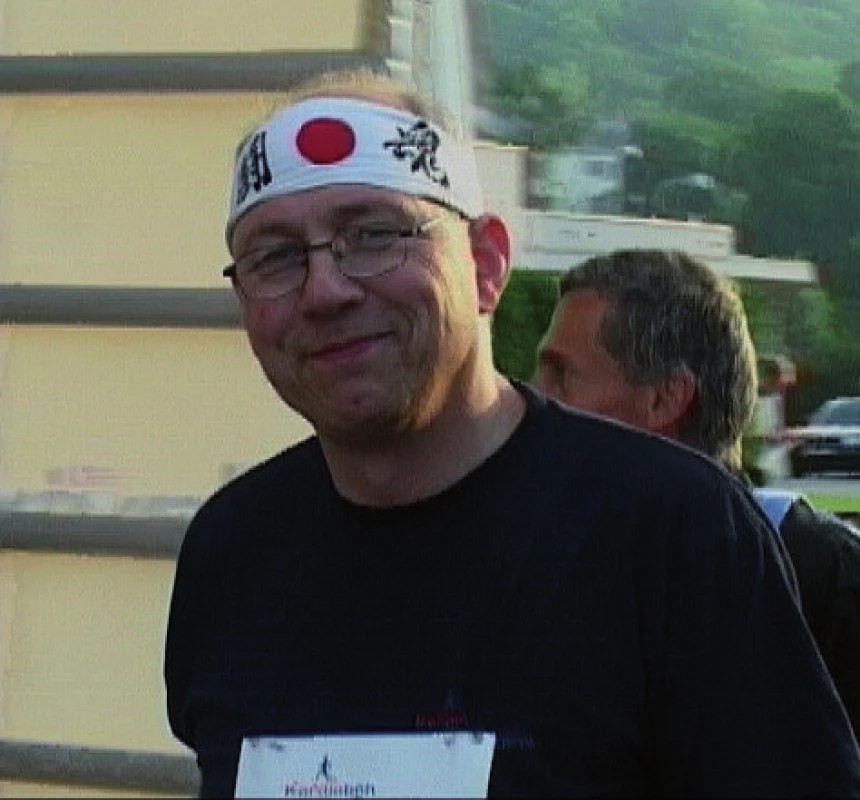 Prof. Vítovec na kardioběhu Jiřího Tomana.