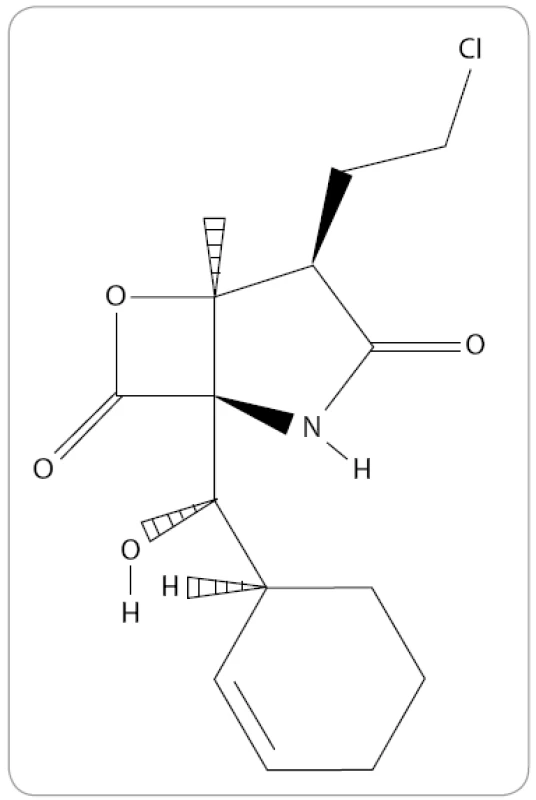 Struktura marizomibu (The Pub-Chem Project).