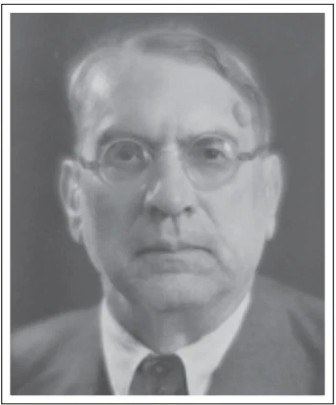 Otto Pötzl (1877–1962), 30. léta 20. století. Autor neznámý. Archiv Corps Alemannia Wien zu Linz. Volné dílo (Anonymous-EU), prostřednictvím Wikimedia Commons. Fig. 5. Otto Pötzl (1877–1962), 1930s. Author unknown. Archiv Corps Alemannia Wien zu Linz. Public domain (Anonymous- -EU), via Wikimedia Commons.