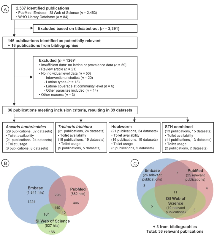 Flowchart visualizing the procedure for identifying relevant publications.