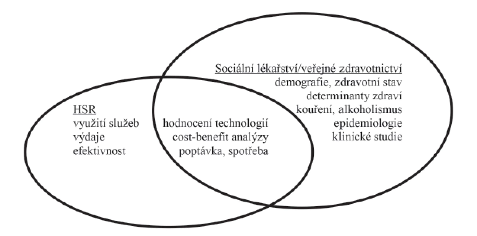 Vztah sociálního lékařství a HSR?