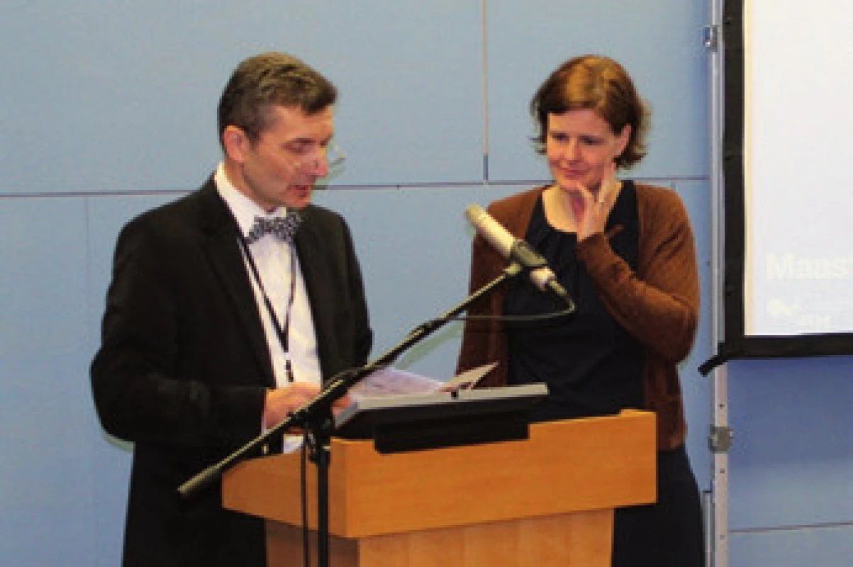 Prof. Marieke Pierik a prof. Milan Lukáš.
Fig. 2. Prof. Marieke Pierik and Prof. Milan Lukáš.