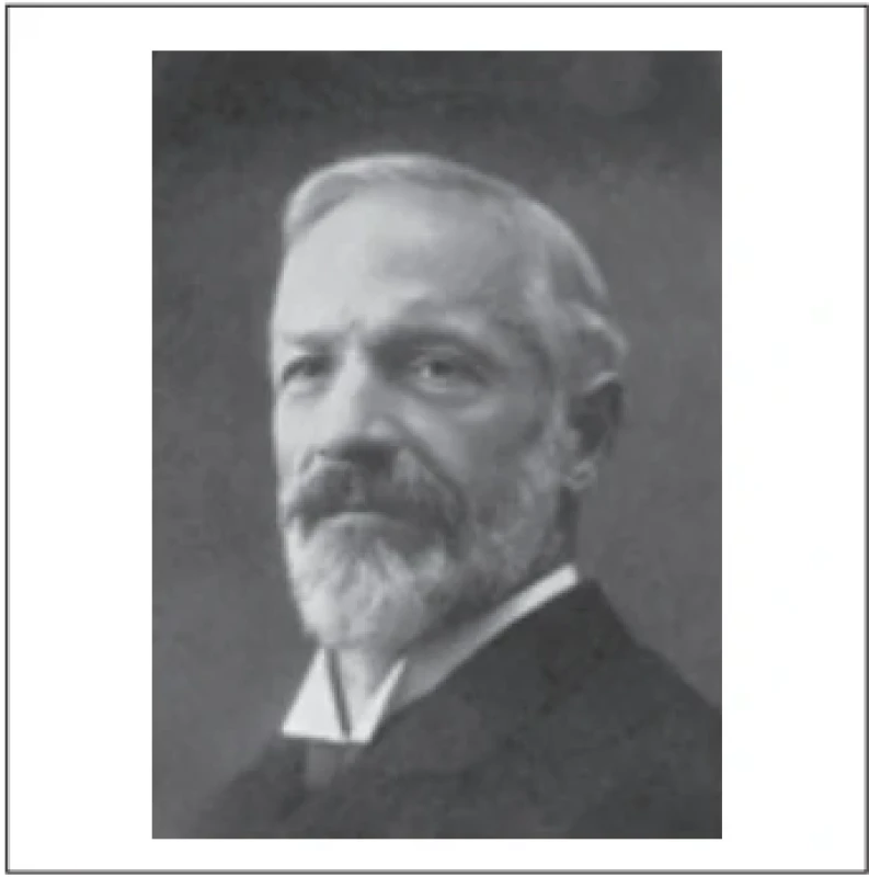 Hans Chiari (1851–1916), před rokem 1916. U.S. National Library of Medicine, Images from the History of Medicine, B04586. Volné dílo. Fig. 1. Hans Chiari (1851–1916), before 1916. U.S. National Library of Medicine, Images from the History of Medicine, B04586. Public domain.