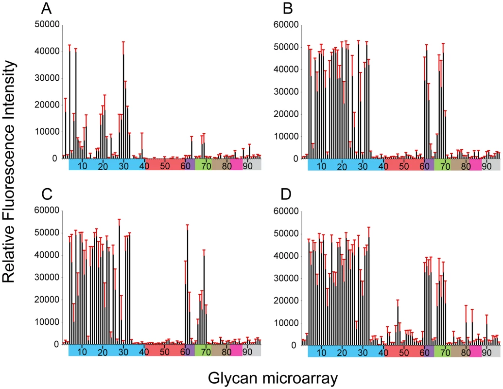 Effect of 220-loop deletion and additional RBS mutations on NY107 receptor specificity.