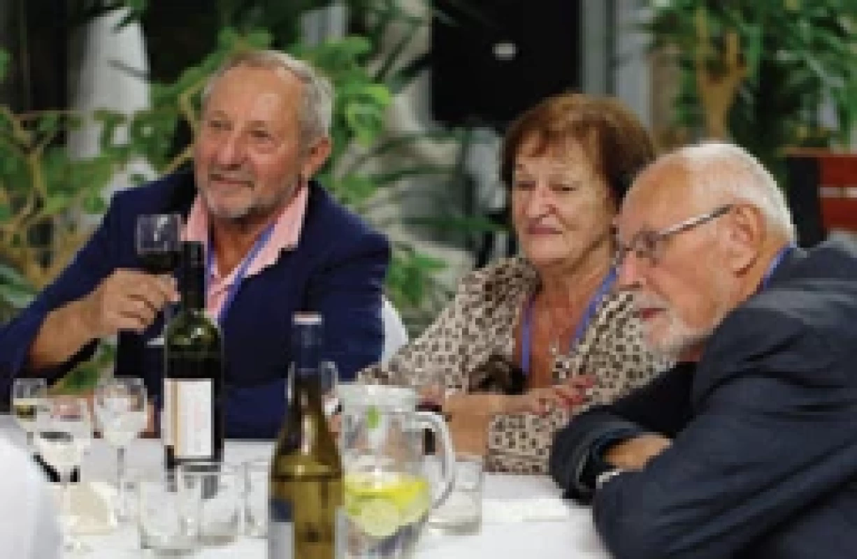 Milan Kment s Máriou Zakuciovou a Julkem Špičákem při příležitosti Hildebrandových gastroenterologických dní.