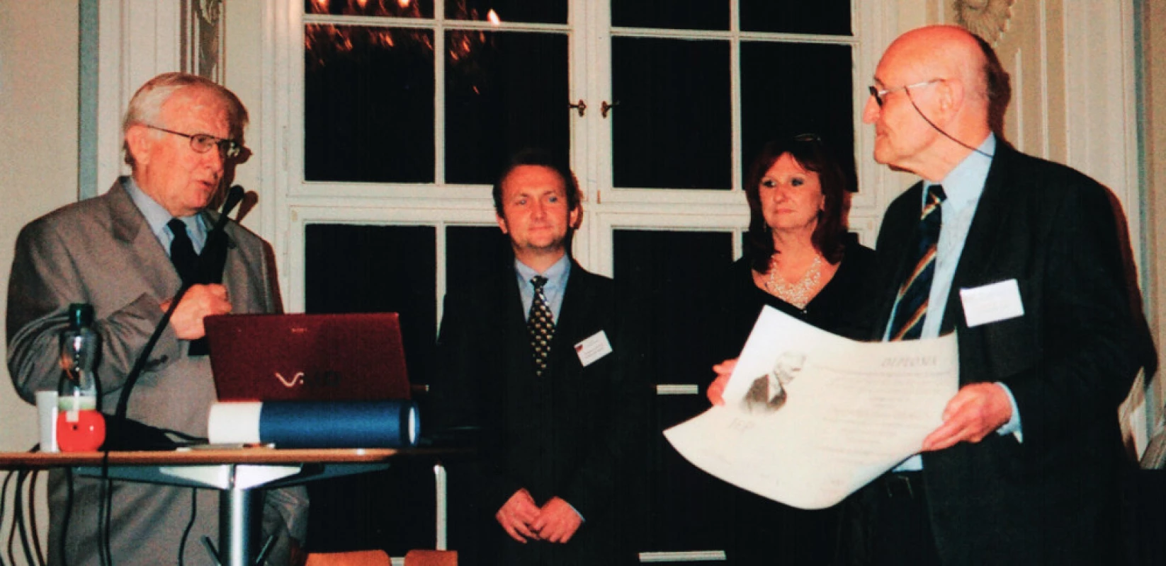 V roce 2010 byl panu profesoru Vrtičkovi na 2. sympoziu UMĚLECKÝ HLAS předán Diplom čestného člena České lékařské společnosti J. E. Purkyně – Societas Bohemica Otorhinolaryngologiae et Chirurgiae Capitis et Colli.
Zleva: doc. Šram, prof. Chrobok, dr. Vydrová, prof. Vrtička.