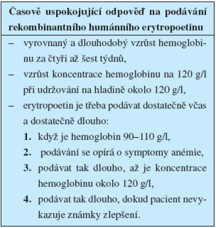 Rekombinantní humánní erytropoetin