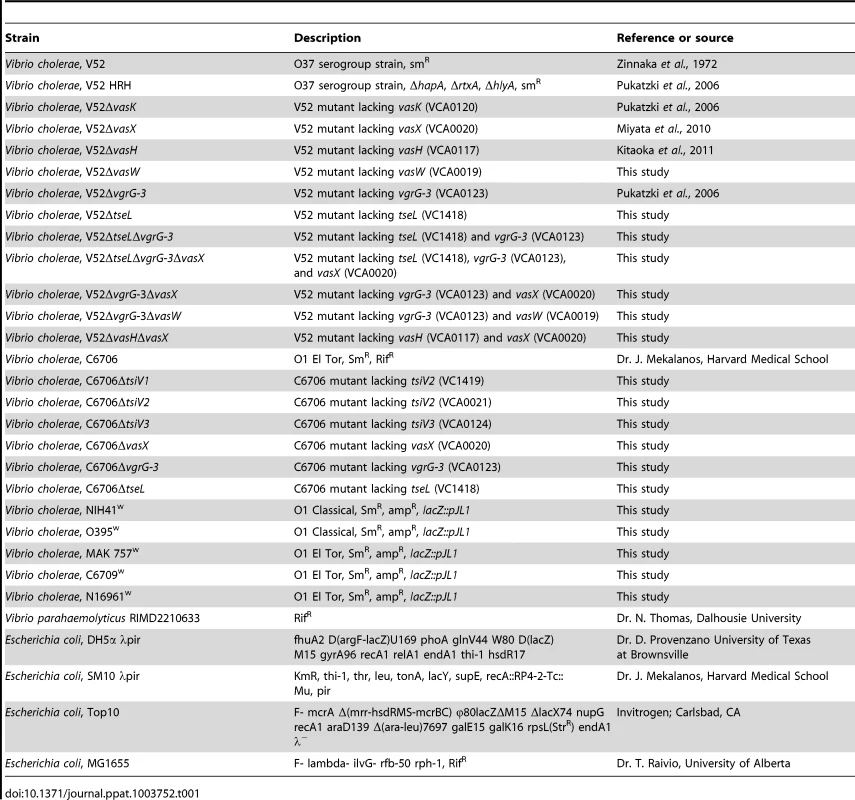 Bacterial strains.