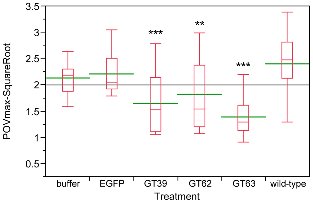 Phenol oxidase (PO) activity assays of wild-type and novel <i>quinone-less</i> gene RNAi knock-downs in females.